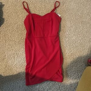 red mini dresss